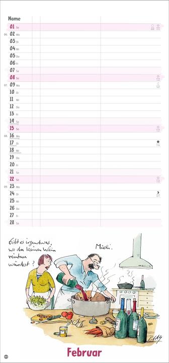 Produktbild Peter Gaymann: Genuss pur Planer für zwei 2026 (21 x 45 cm)