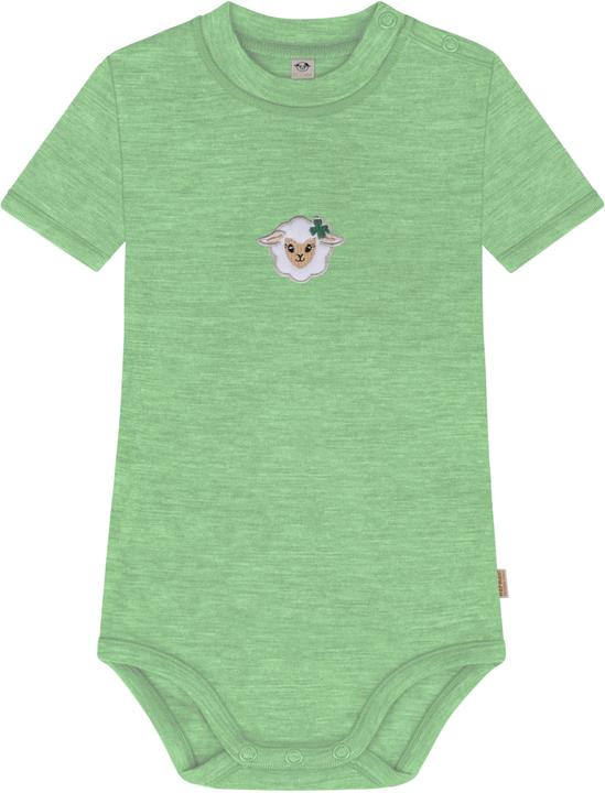 Actual product image Normani Baby merino short-sleeved body "Tihoi" - 9325 (92)