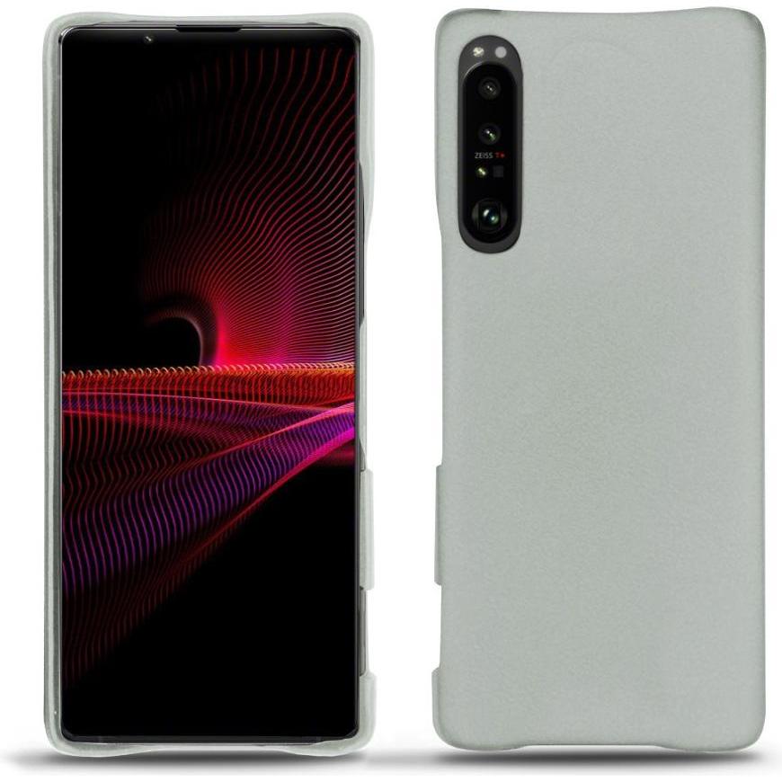 Thumbnail - Noreve Lederschutzhülle (Sony Xperia 1 III), Smartphone Hülle, Grau
