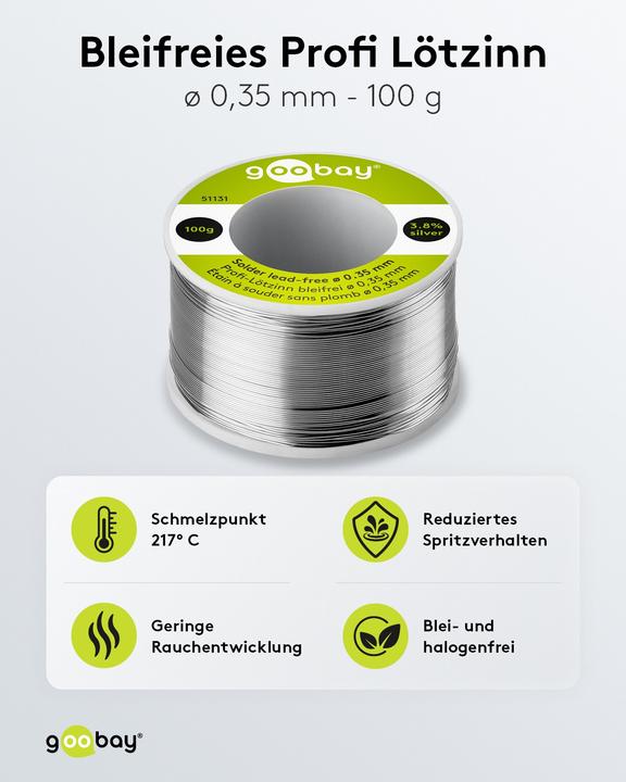 Image du produit Goobay Soudure professionnelle sans plomb (Souder)