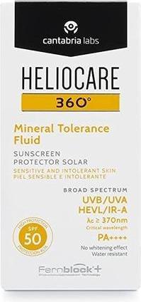 Image du produit Heliocare 360° Mineral Tolerance (Crème solaire visage, SPF 50, 50 ml)