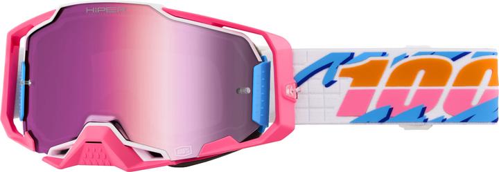Immagine prodotto 100% Goggle Armega Lefreak - HiPER Pink Mirror Lens (Pink, Specchio Rosa)