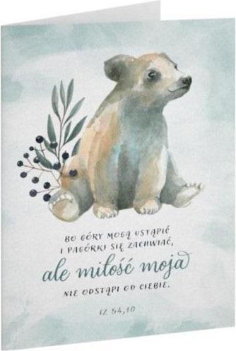 Szaron Klappkarte - Weil die Berge Teddybären sind