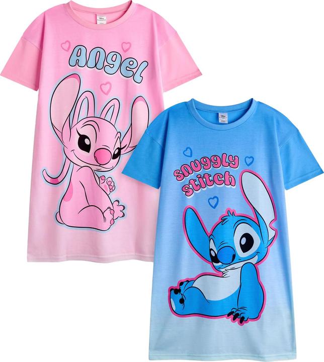 Produktbild Lilo & Stitch Nachtkleid Mädchen(2erPack) kurzärmlig (116)