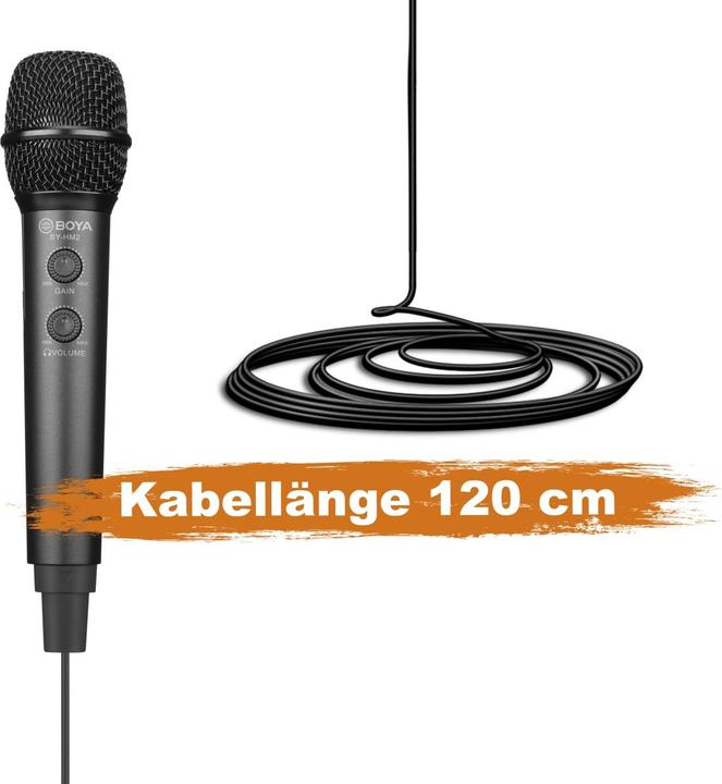 Actual product image Walimex Boya HM2 handheld microphone