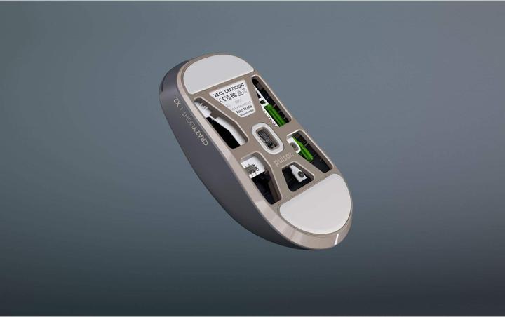 Image du produit Pulsar X2 CrazyLight Gaming Mouse - Volt Shadow gaming muis 32,000 DPI, 8000 Hz (Filaire, Sans fil)