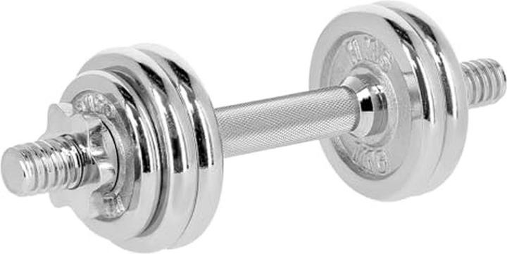 Actual product image HMS Chrome dumbbells in case STC15 (2 x 7 5 kg) (2 x 7.5 kg)