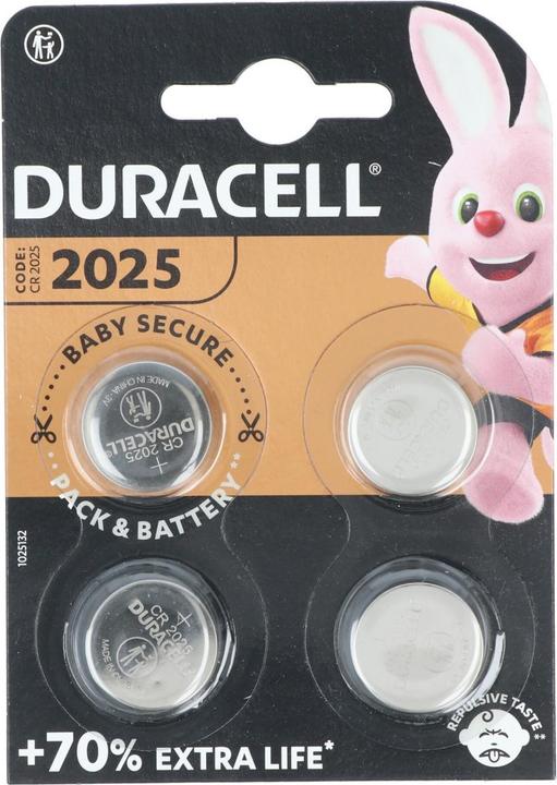 Actual product image Duracell CR2025 (4 pcs., CR2025, 165 mAh)