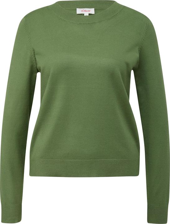 Produktbild s.Oliver Strickpullover Pullover aus Viskosestretch (34)