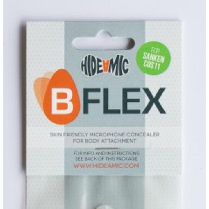 Actual product image Hide-a-mic B flex For Sanken COS11 Deity W-LAV Pro Red LAV Mic Clear
