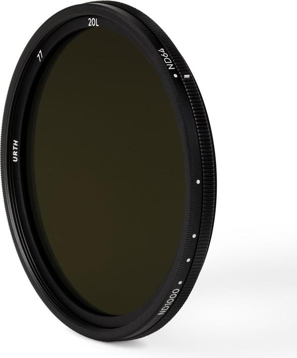 Produktbild Urth 77mm ND64 1000 (6 10 Stop) Variable ND Lens Filter (Plus+) (77 mm, ND- / Graufilter, 77 mm)