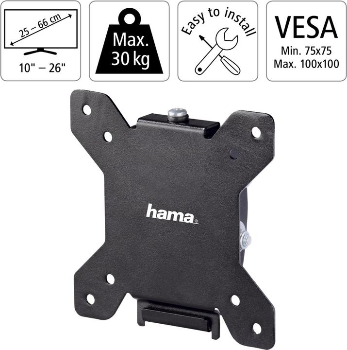 Produktbild Hama Tilt (Wand, 26", 30 kg)