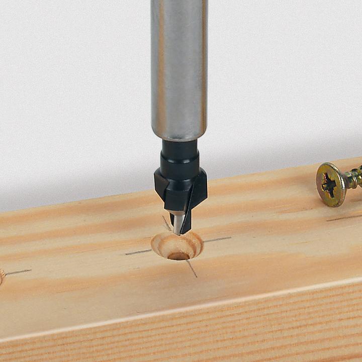 Produktbild wolfcraft 1 Verschraubungs-Set Holz 10-tlg. (Kreuz Pozidriv PZ)