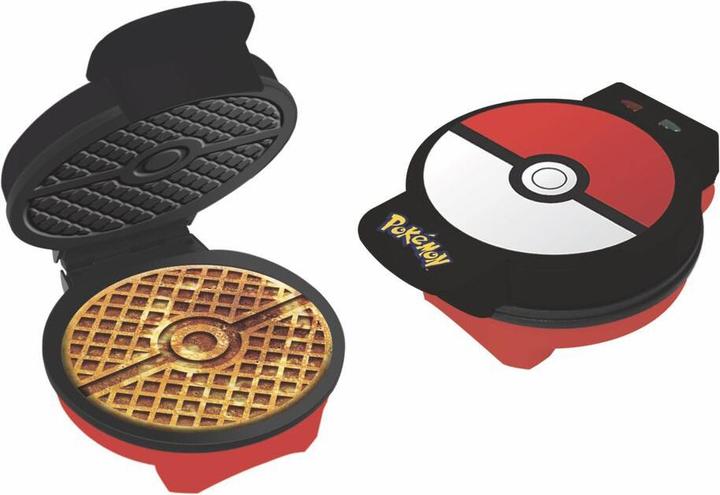 Actual product image Uncanny Brands Pokemon Waffle Maker Pokeball (EU plug)
