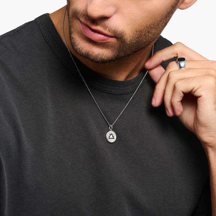 Immagine prodotto Thomas Sabo Elements of Nature Collana in argento (Argento 925, Nero, 45 - 50 cm)