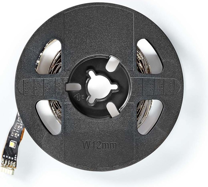 Actual product image Nedis SmartLife LED Strip | Bluetooth | RGB / Warm White | SMD | 2.00 m | IP20 | 2700 K | 380 lm | (Multicoloured, 200 cm, Indoor)