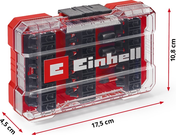 Actual product image Einhell Impact bit set, 109210, M-case, 39 pieces