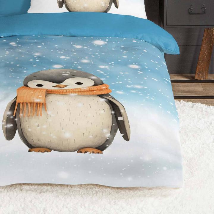 Produktbild Traumschlaf Pinguin (Bettwäsche Set, 135x200 cm + 80x80 cm)