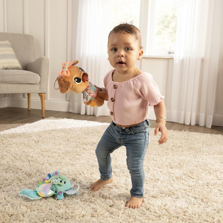 Actual product image Tomy LAMAZE Alise the Axolotl - Clip and Go Baby Pram Toys - Sensory Toys for Babies - Early Learning Bab