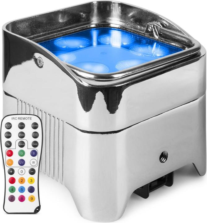 Actual product image BeamZ Floor Spotlight BBP96SC Uplight Par Chrome (12 W, LED)