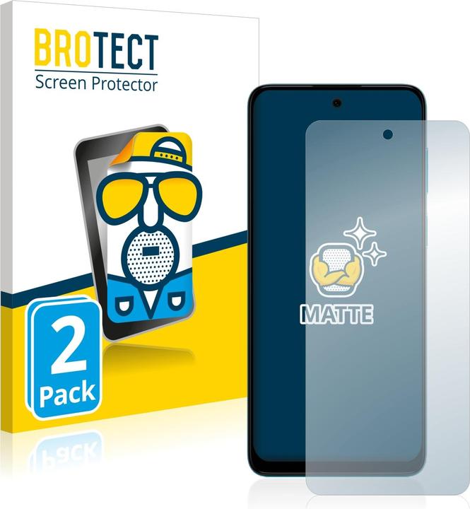 Produktbild BROTECT Entspiegelungs-Schutzfolie Displayschutz Matt (2 Stück, Motorola Moto G22)