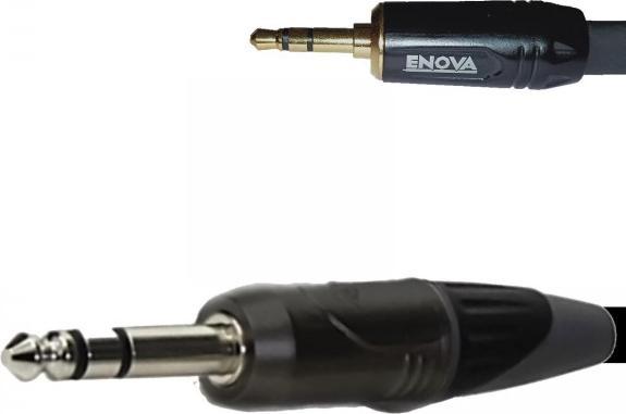 Image du produit Enova Câble jack 3.5mm/jack 6.35mm, noir, 3m (3 m)