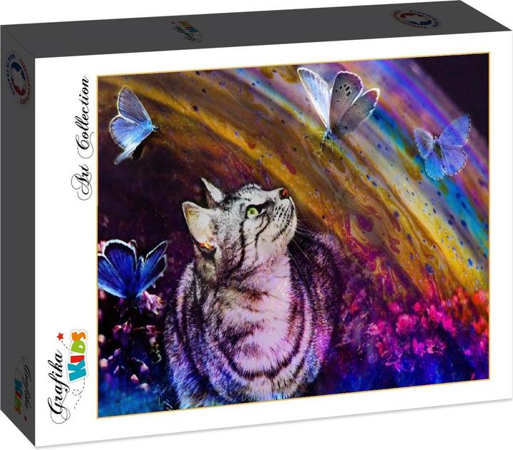 Produktbild Grafika Kids Cat and Butterflies (48 Teile)