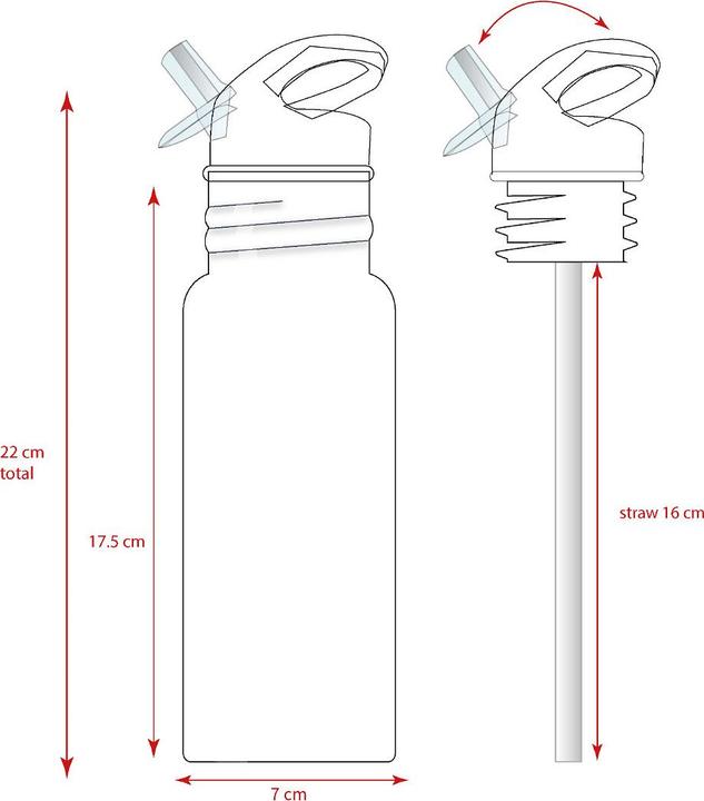 Actual product image Vadobag Sanrio drinking bottle Hello Kitty Take A Sip (0.50 l)