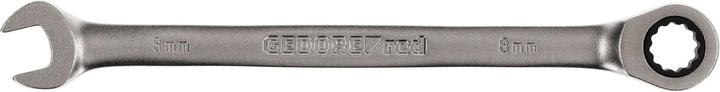 Actual product image Gedore Red red R07100080 Combination ratchet open-end spanner SW8 mm 136 mm (8 mm)