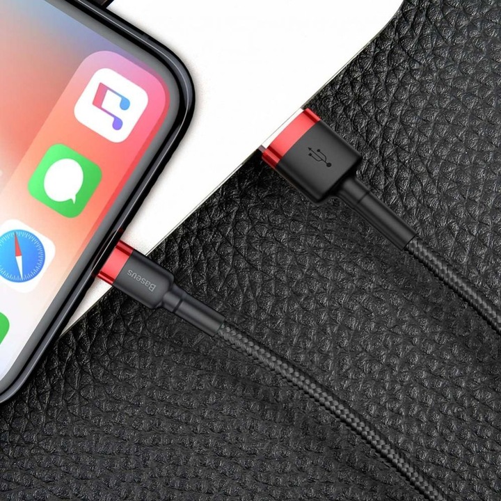 Actual product image Baseus Cafule Series for Apple (2 m, USB 2.0)