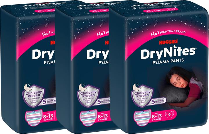Produktbild Huggies DryNites (Gr. L, Monatsbox, 9 Stück)