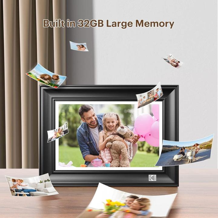 Immagine prodotto Kodak Cornice digitale WiFi con schermo touchscreen HD, lettore di musica e video, memoria da 32 GB (10.10", 1920 x 1200 pixel)