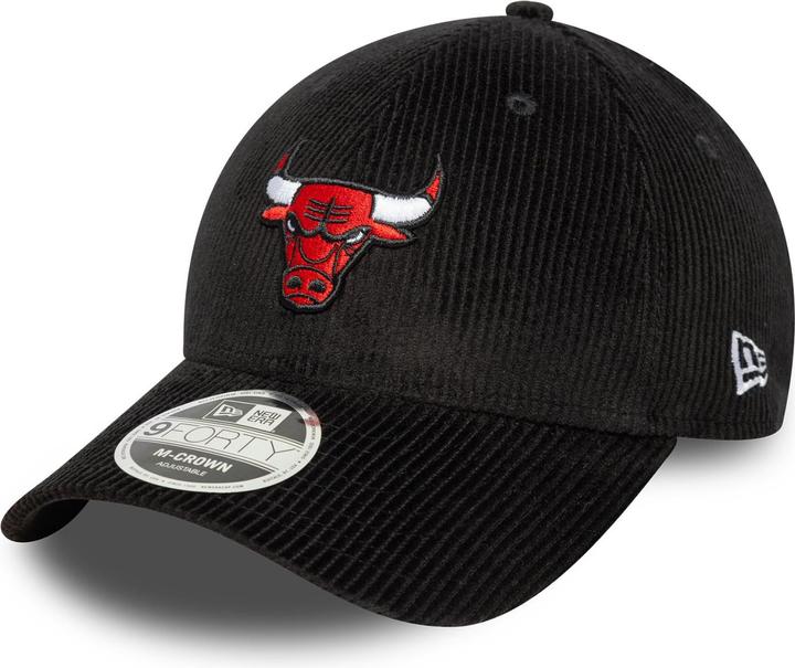 Produktbild New Era 9Forty M-Crown Cap - Kord Chicago Bulls Schwarz (M)
