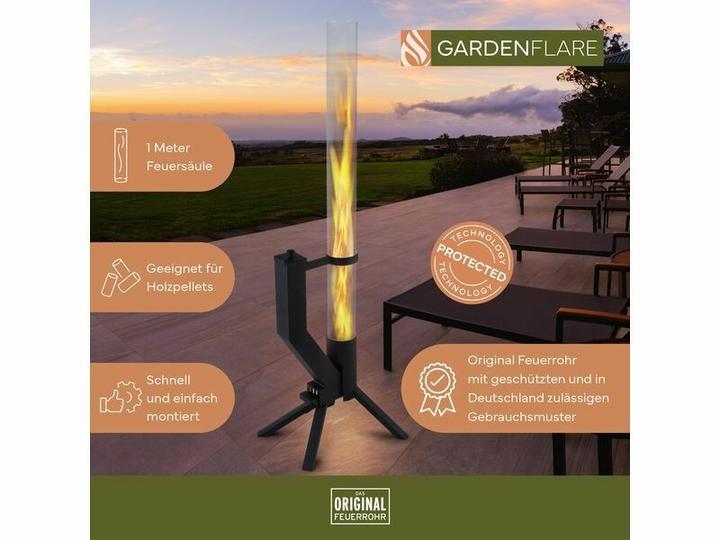 Actual product image Gardenflare Fire tube (106 cm)