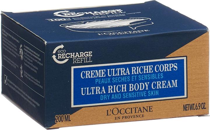 Actual product image L'Occitane Eco Recharge Crème Ultra Riche re22 (Body cream, 200 ml)