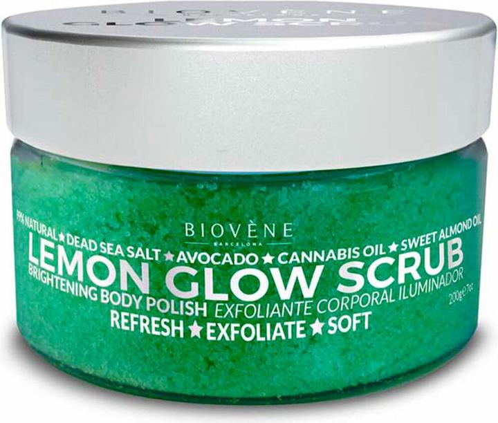 Biovène Lemon Glow Scrub Aufhellende Körperpolitur 200g