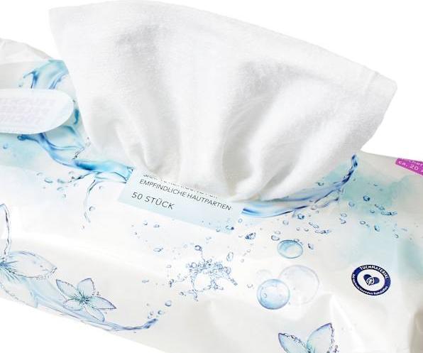 Produktbild dm ebelin Feuchte Tücher (50 Stk.)