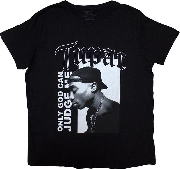 Image du produit Tupac Only God Text (Girlie) (XL)