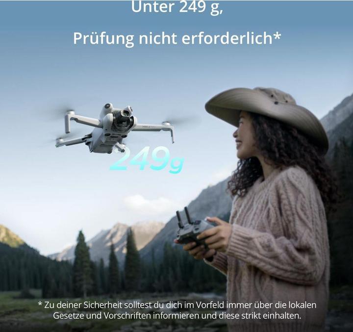 Actual product image DJI Mini 4 Pro (RC-N2) (34 min, 249 g, 48 Mpx)