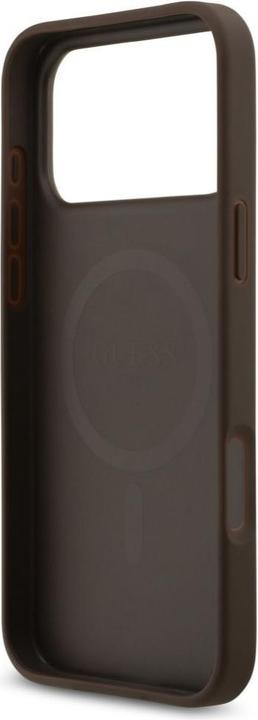 Productafbeelding Guess - 4G Circle Classic Logo MagSafe (GUHMP17XP4PGRSGW) - iPhone 17 Pro Max - Brown (Apple iPhone 17 Pro Max)