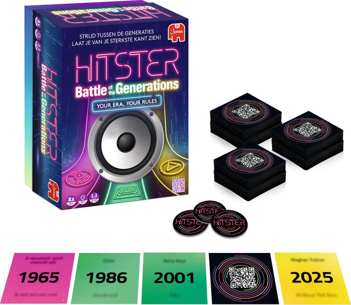 Image du produit Jumbo Spiel Hitster Battle Of The Generations (2 - 10 Joueur)