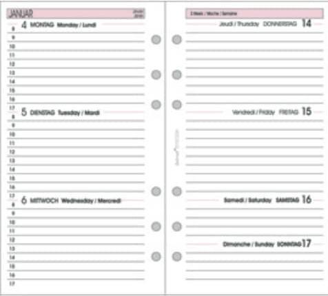 Produktbild Bind Kalendereinlage (A6)