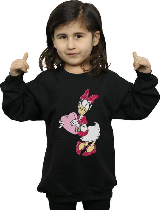 Produktbild Disney Daisy Duck Love Heart Sweatshirt Mädchen (116)