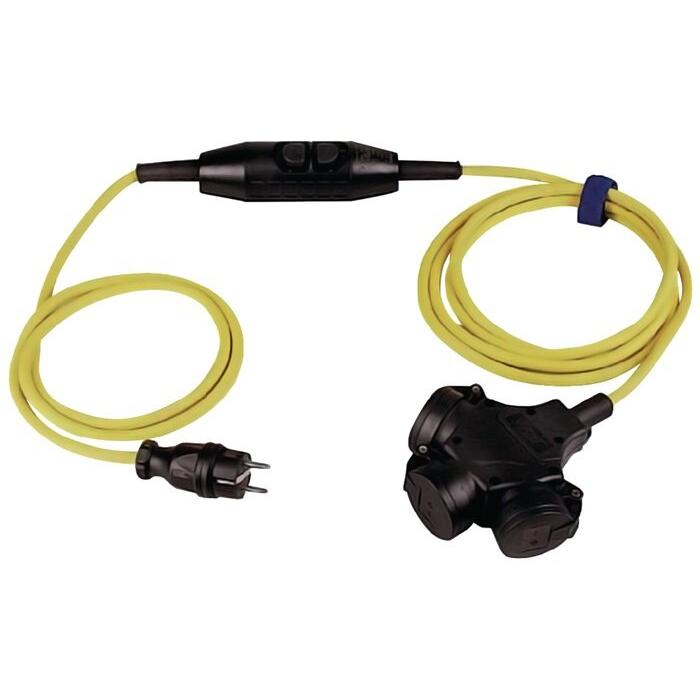 HP Autozubehör, Verlängerungskabel, Schutzkontaktverlängerung 16 A 230 V 3 x 1,5 mm² 4,5 m H07RN-F gelb IP44 (4.50 m)