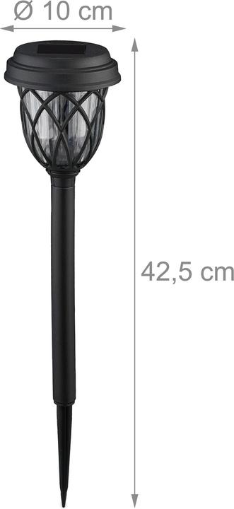 Produktbild Relaxdays Solarlampen Set (IP44)
