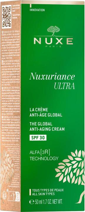 Actual product image Nuxe Nuxuriance Ultra Sun Protection Factor 30 Crème A Âge Globale 50 ml (Suntan cream, SPF 30, 50 ml, 73 g)