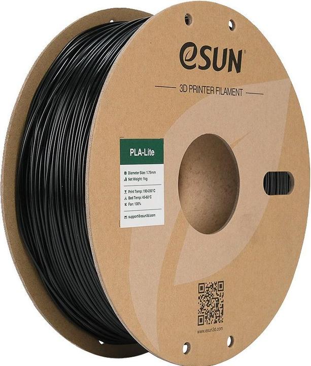 eSUN EPLA-LITE 1,75mm BLACK 1kg (PLA, 1000 g)