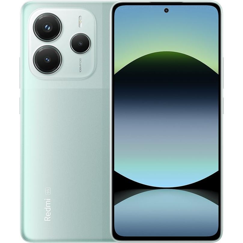 Xiaomi Redmi Note 14 (128 GB, Coral Green, 6.67", Hybrid Dual SIM, 5G), Smartphone, Grün