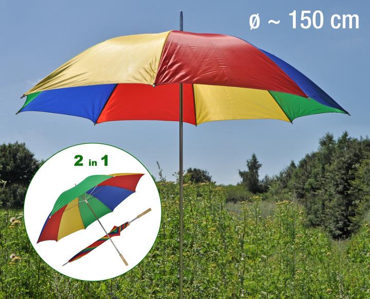 Produktbild Rewe Sonnenschirm 2 in 1