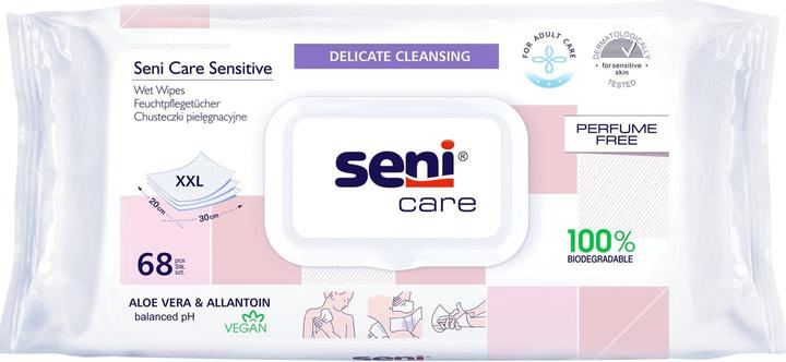 Image du produit Seni Care lingettes impregnées sensitive (68 pièce(s))